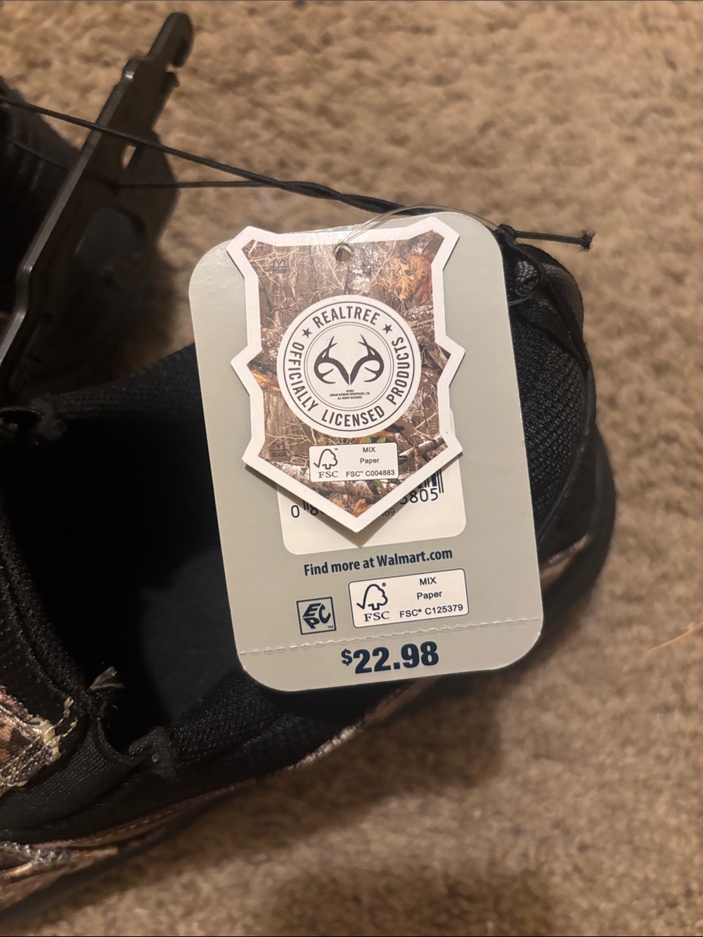 Realtree Camo Slip‑On Shoes — Men’s 11.5 | Brand New - Picture 2 of 8